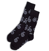 Load image into Gallery viewer, Bike - Australian Cotton Socks - Black
