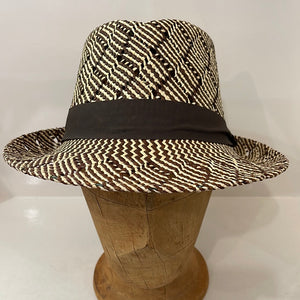 Truffaux - Hemingway Trilby  - Panama -  Brown and Natural