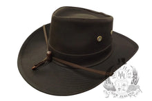 Load image into Gallery viewer, Hills Hats - The Mackenzie - Cotton Oil cloth - Waterproof Outdoors Hat - Brown
