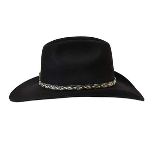 Akubra Rough Rider - Black - 62cms