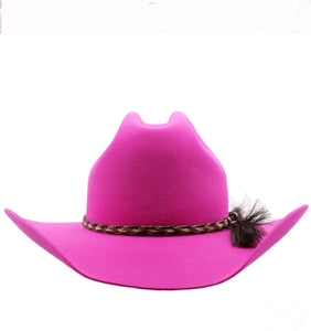Akubra - Rough Rider - Western Style - Magenta Pink
