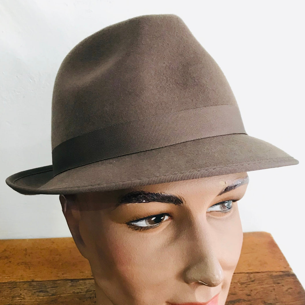 Angus - Trilby - Wool Felt - Brown