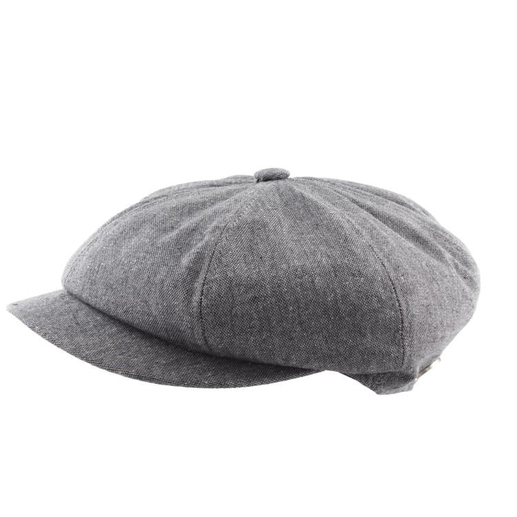 Flèchet - Silk 8 panel cap - Gris Grey - 56cm