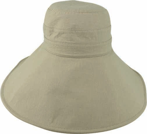 Hemp blend - Widest Brim- Shapeable Sun Hat  - Natural