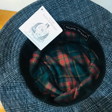 Load image into Gallery viewer, Hills Hats - Epsom Bucket Hat - Wool Blend - Charcoal Check - Small
