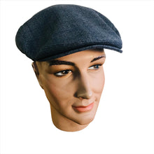 Load image into Gallery viewer, Hills Hats - Harlow Cheesecutter - wool blend - Grey, Plum or Navy - Medium
