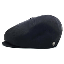 Load image into Gallery viewer, Brixton Brood Cap - Peaky Blinder in Black Cotton
