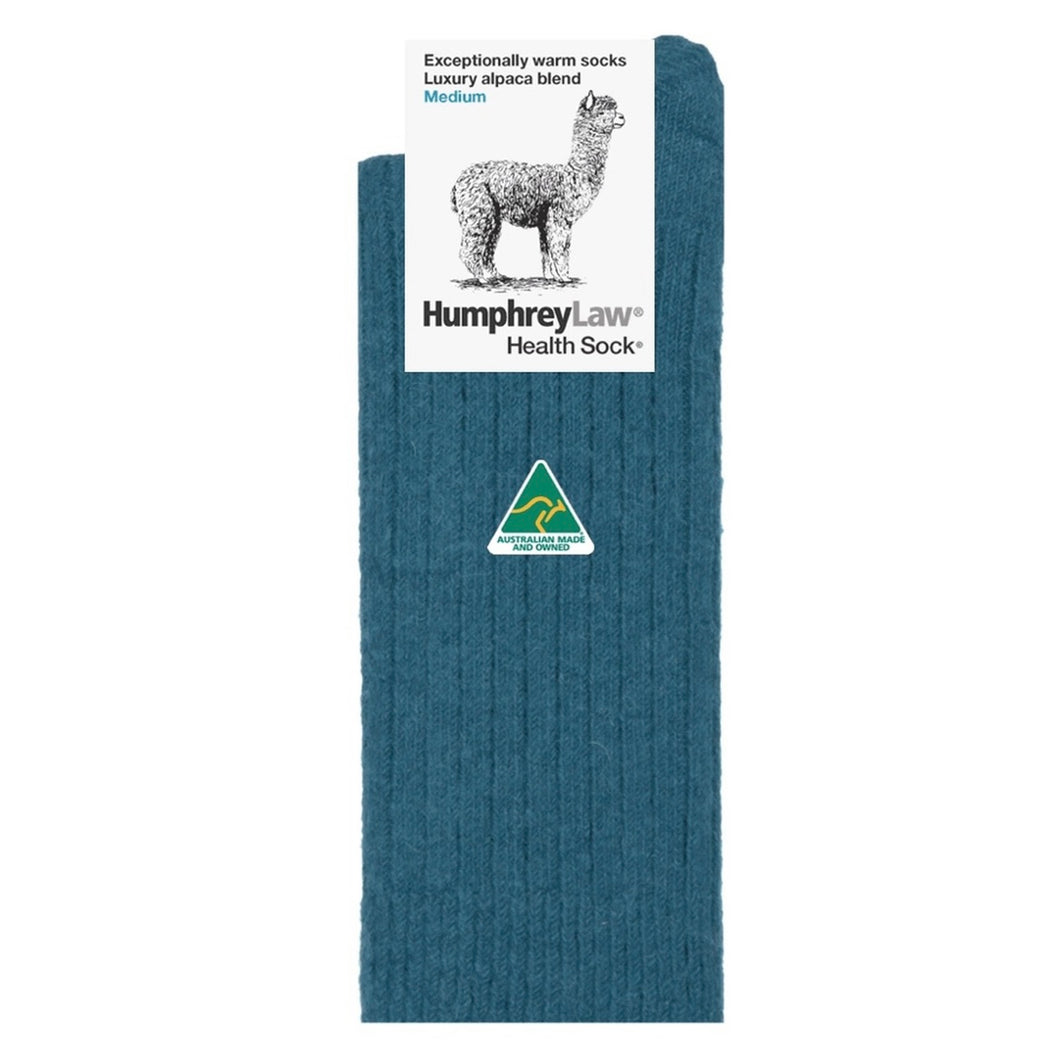 Humphrey Law - Luxury Alpaca Blend Health Socks - Teal