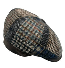 Load image into Gallery viewer, M by Flechet - Patchwork 8 Piece Cap - Wool Blend - Peaky Blinder - Marron Chestnut
