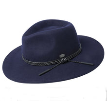 Load image into Gallery viewer, Bailey of Hollywood - Piston Fedora - Navy
