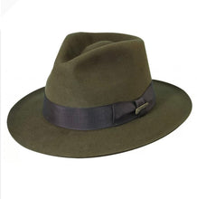 Load image into Gallery viewer, Indiana Jones Fedora - Fur Felt  - Brown
