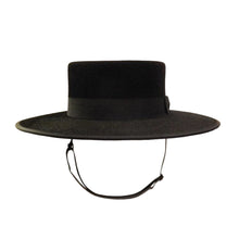 Load image into Gallery viewer, Hills Hats - Spanish Riding Hat | Bolero Hat - Wool Felt - Black
