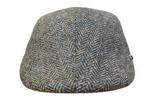 Hills Hats - Duckbill Cap / Ivy Cap - Dartford English Tweed - Green - XL