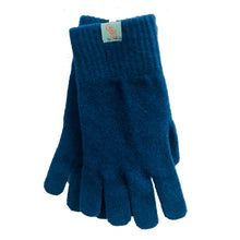 Load image into Gallery viewer, Otto &amp; Spike - Full Finger Gloves - Australian Lambswool - Diesel Blue
