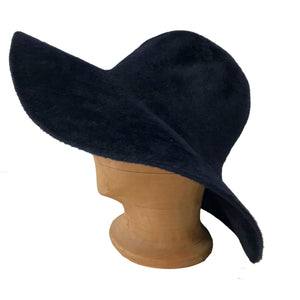 Smart Alec - Pure Fur Felt - Luxe Wide Brim Hat - Midnight Blue