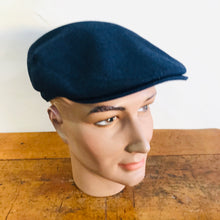 Load image into Gallery viewer, Luton - Cheese Cutter Flat Cap - Wool Felt - French Navy
