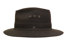Load image into Gallery viewer, Hills Hats - The Milford - Cotton Oilskin - Bucket Hat - Brown
