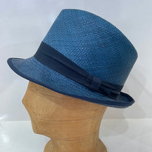 Load image into Gallery viewer, Truffaux - Sinatra Trilby  - Panama  - Blue
