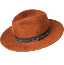 Load image into Gallery viewer, Bailey of Hollywood - Croft Fedora - Wool Beaver finish - Copper
