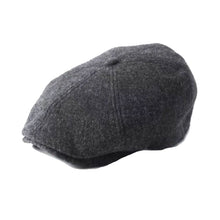 Load image into Gallery viewer, Failsworth - Hudson Cap - 6 panel - Peaky Blinder - Merino Wool - Charcoal Grey
