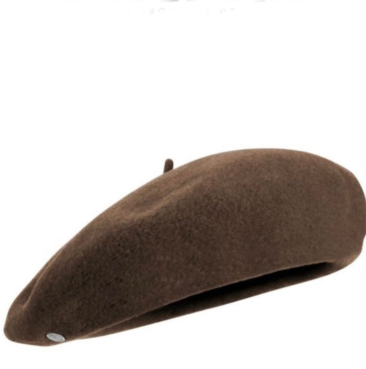 Authentique Basque - Heritage - French Beret - Merino Wool - Marron Cocoa